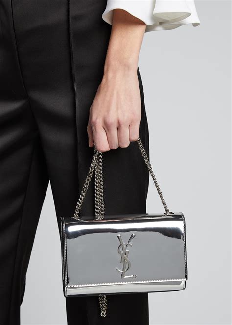 ysl metallic bag